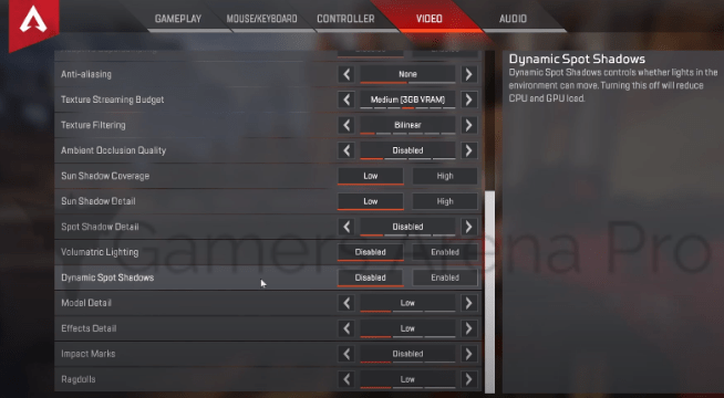 Apex Legends Best-advanced Settings for Video in 2021