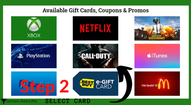 Choose Call of Duty Gift Card