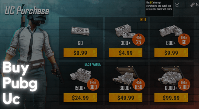 Buy Pubg Mobile Uc